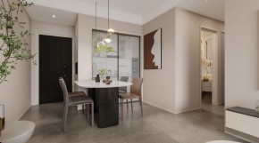 現代簡約兩居室餐廳裝修效果圖