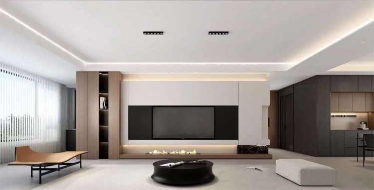 現(xiàn)代簡約三居室裝修效果圖