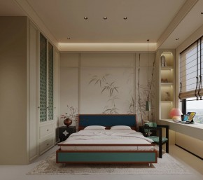 宋氏美學三居室臥室1裝修效果圖