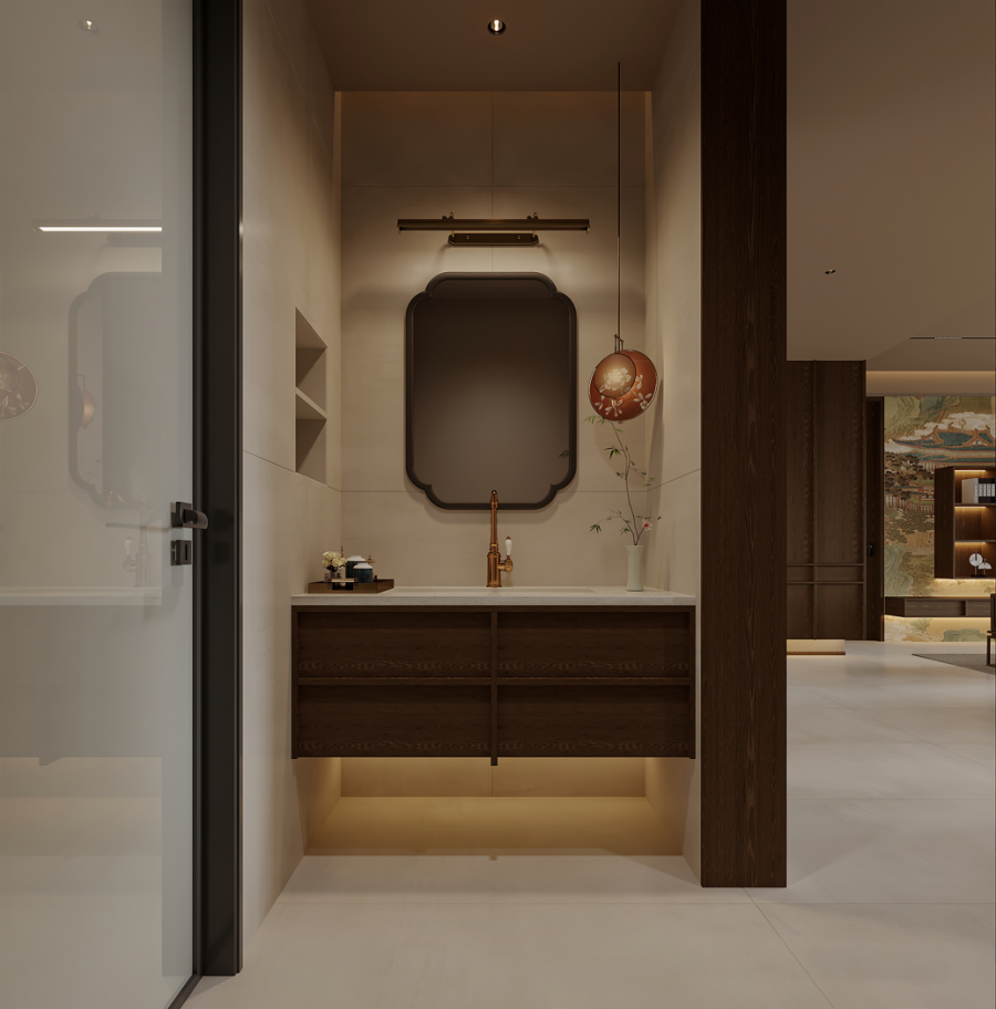 宋氏美學三居室衛生間裝修效果圖