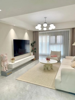 現代簡約兩居室客廳裝修效果圖