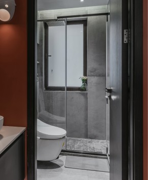 現代簡約小戶型裝修衛生間效果圖