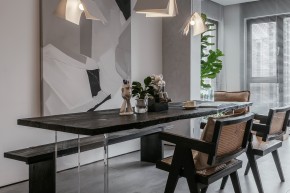 現代簡約小戶型裝修餐廳效果圖