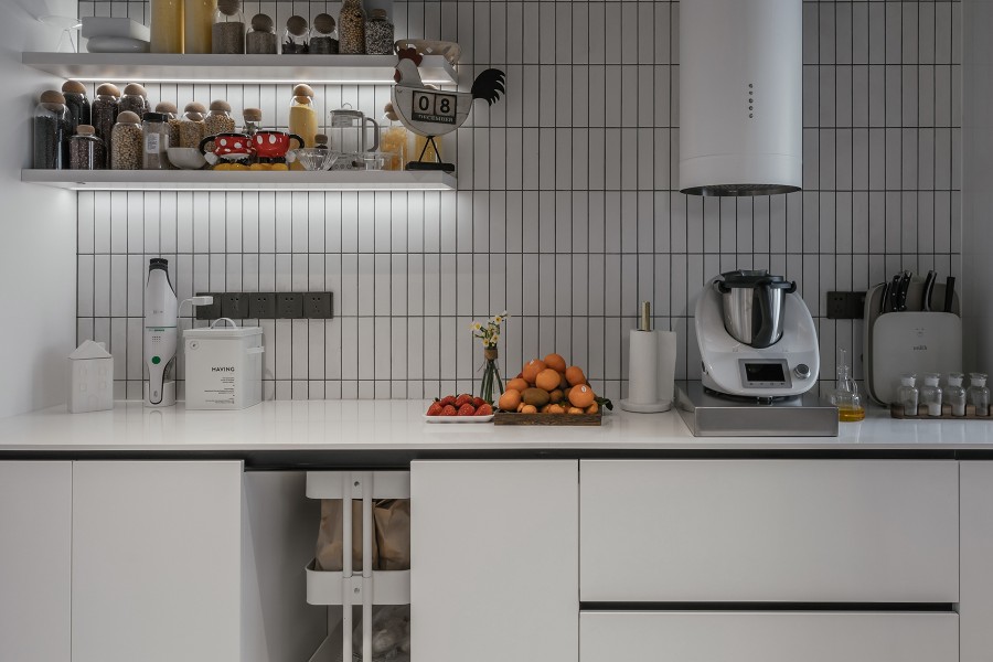 現代簡約小戶型裝修櫥柜效果圖