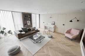 北歐風兩居室客廳裝修效果圖