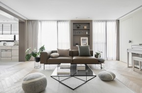 北歐風兩居室客廳裝修效果圖