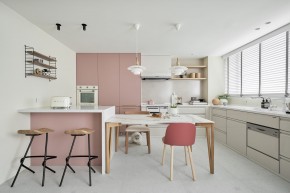 北歐風兩居室廚房裝修效果圖