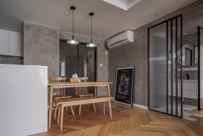 極簡(jiǎn)日式三居室餐廳裝修效果圖