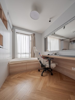 極簡(jiǎn)日式三居室兒童房裝修效果圖