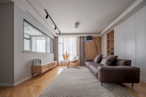 極簡(jiǎn)日式三居室客廳裝修效果圖