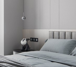 現代簡約復式臥室裝修效果圖