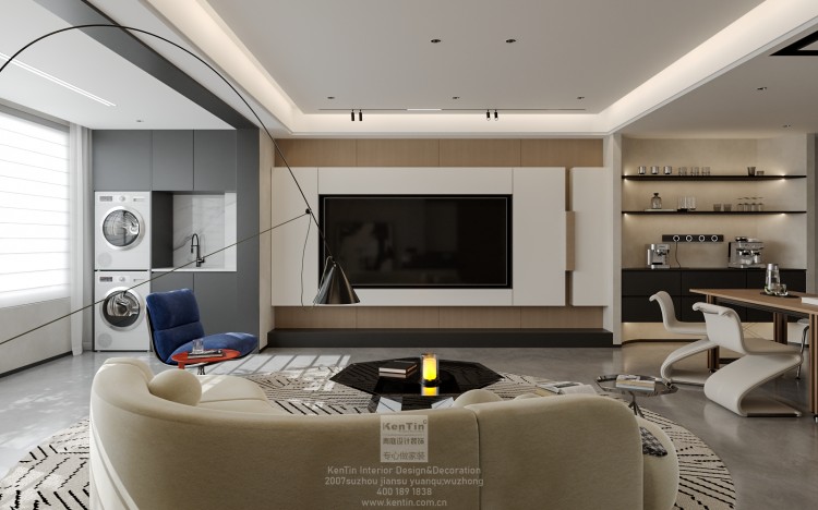 保利天匯現代簡約精裝改造效果圖