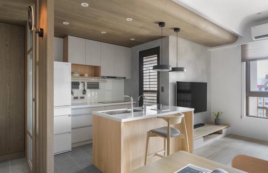 日式小戶型廚房裝修效果圖