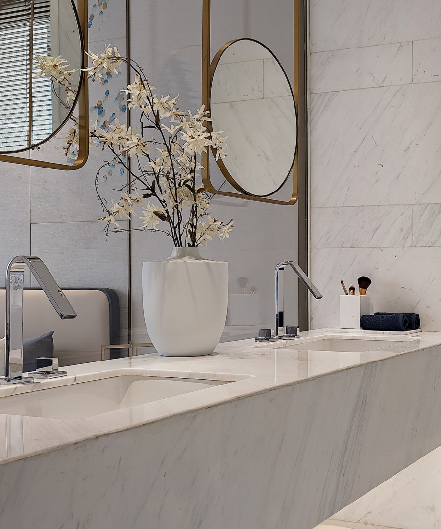 新中式別墅衛生間裝修效果圖