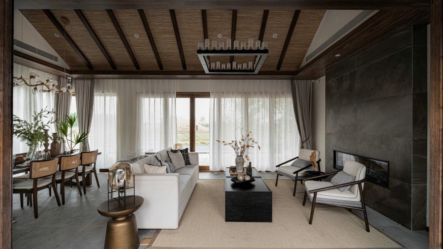 日式風(fēng)別墅客廳裝修效果圖