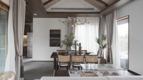 日式風(fēng)別墅餐廳裝修效果圖