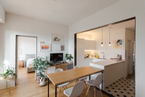 原木風小戶型餐廳裝修效果圖