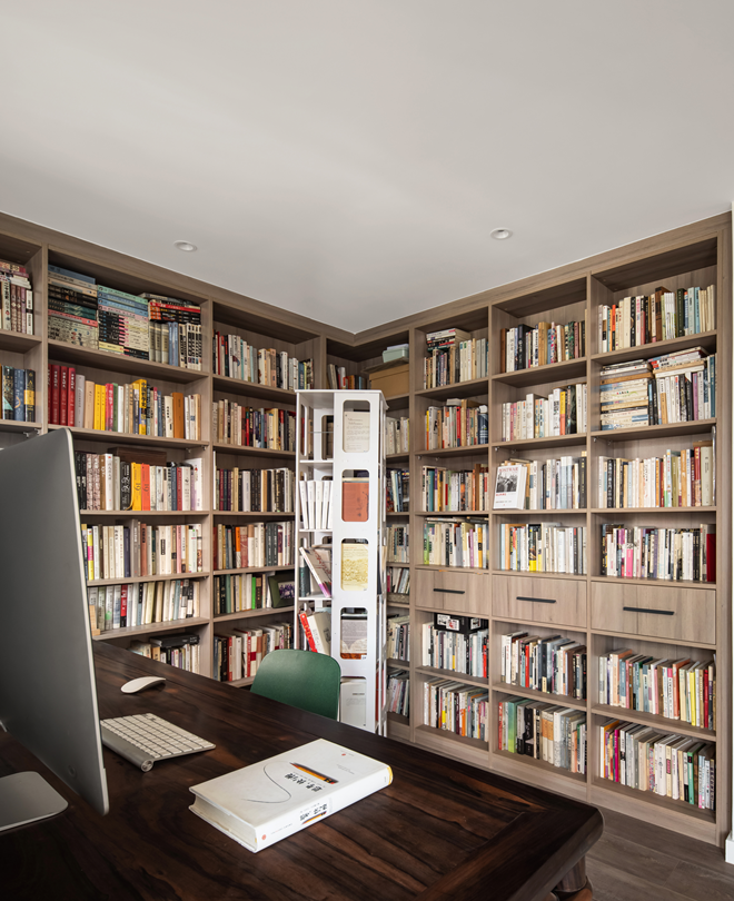 北歐風(fēng)三居室書房裝修效果圖