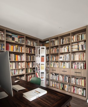 北歐風(fēng)三居室書房裝修效果圖