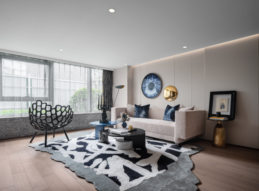 現代簡約三居室裝修效果圖