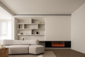 現代簡約三居室客廳裝修效果圖