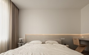 現代簡約三居室臥室裝修效果圖