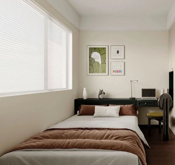 現代中式三居室兒童房裝修效果圖