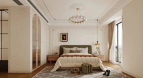 法式風格三居室臥室裝修效果圖