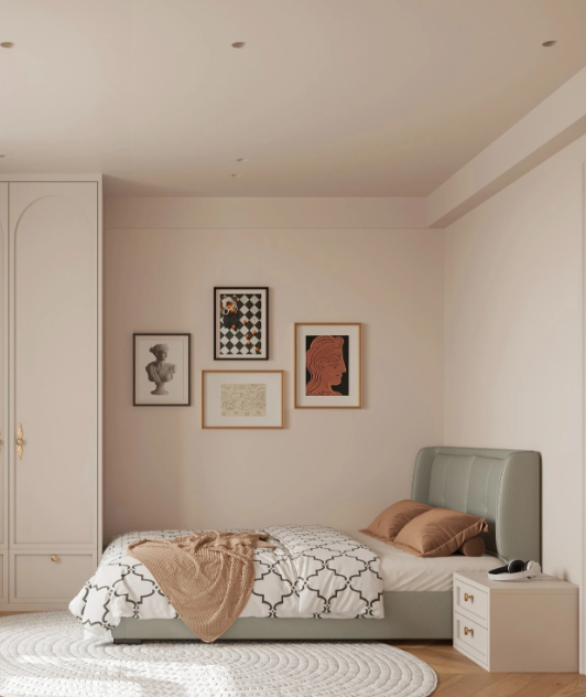 法式中古風三居室兒童房裝修效果圖