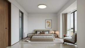 現代簡約三居室臥室裝修效果圖