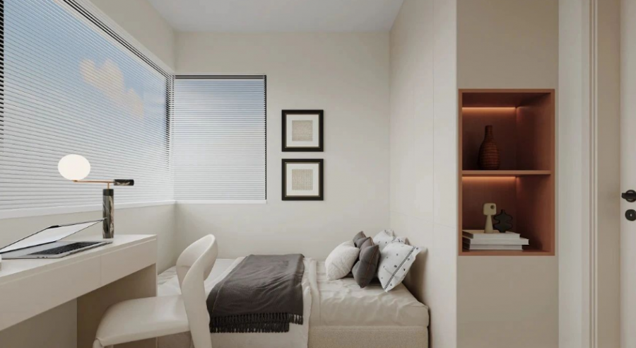 現(xiàn)代簡約三居室兒童房裝修效果圖