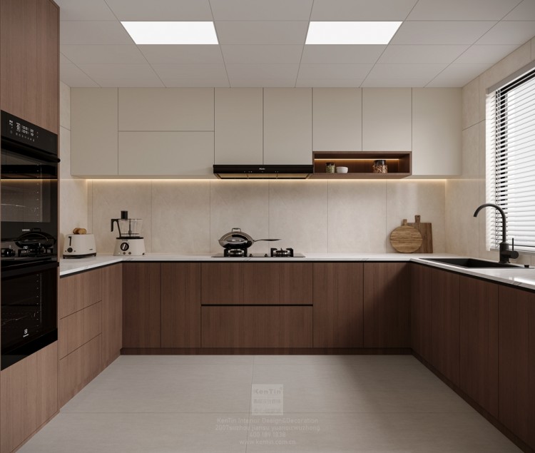 石湖之韻宋氏美學(xué)復(fù)式廚房裝修效果圖