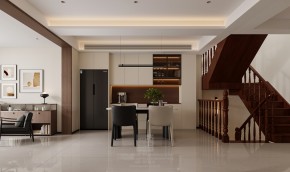 石湖之韻宋氏美學復式餐廳裝修效果圖