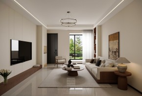 石湖之韻宋氏美學復式客廳裝修效果圖