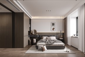 金秋花園意式三居室臥室裝修效果圖