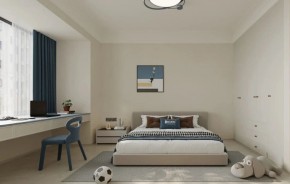 現代簡約三居室臥室裝修效果圖