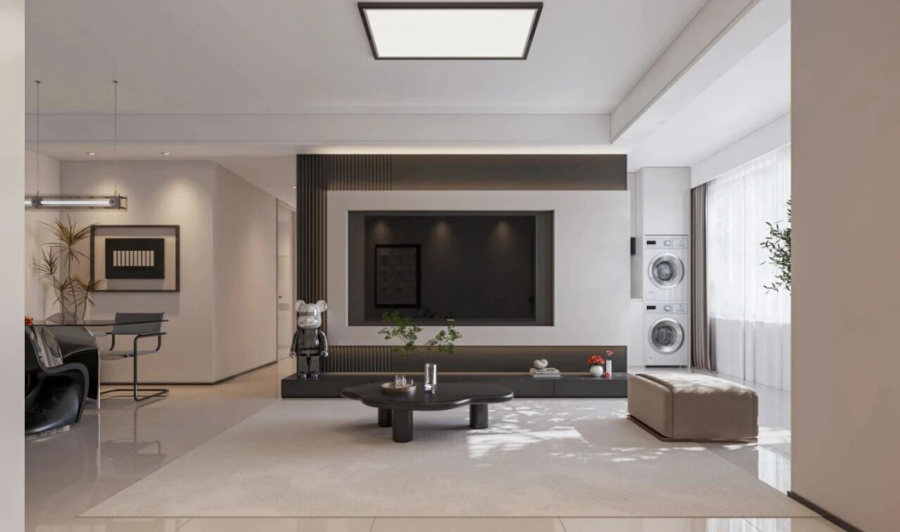 現代簡約三居室裝修效果圖