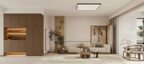 宋氏美學三居室客廳裝修效果圖