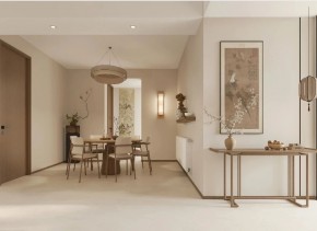 宋氏美學三居室餐廳裝修效果圖