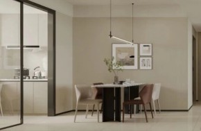 現(xiàn)代簡(jiǎn)約三居室餐廳裝修效果圖