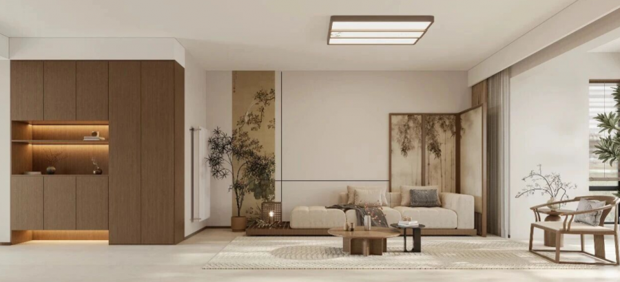 宋氏三居室客廳裝修效果圖