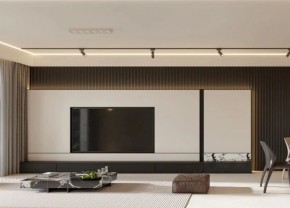 現代簡約三居室客廳裝修效果圖