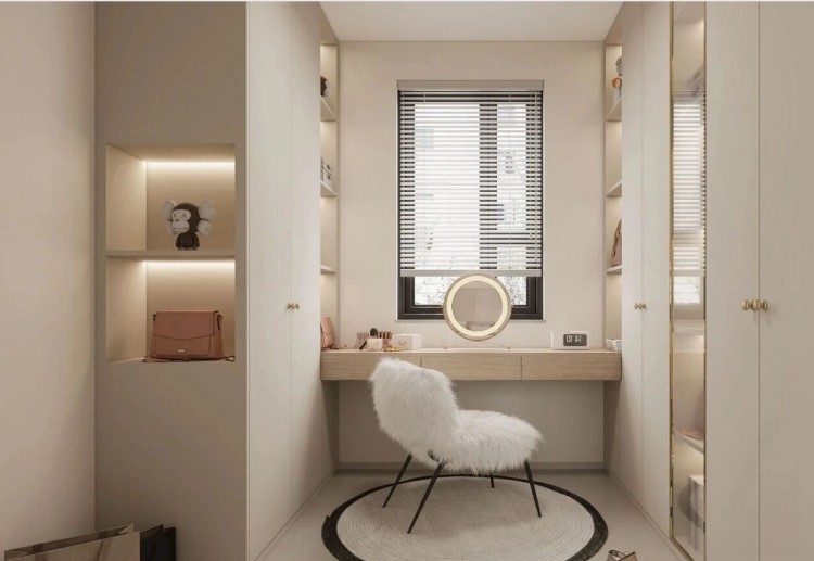 現(xiàn)代簡約兩居室衣帽間裝修效果圖