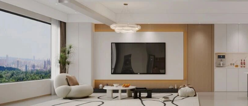 現代簡約三居室裝修效果圖