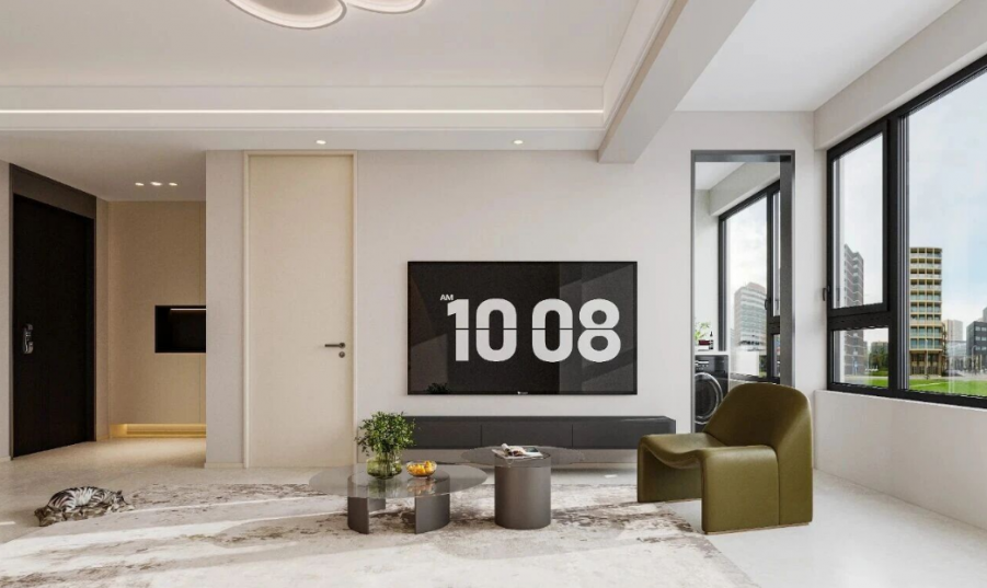 現代簡約三居室裝修效果圖