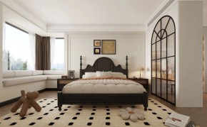 法式復古三居室臥室裝修效果圖