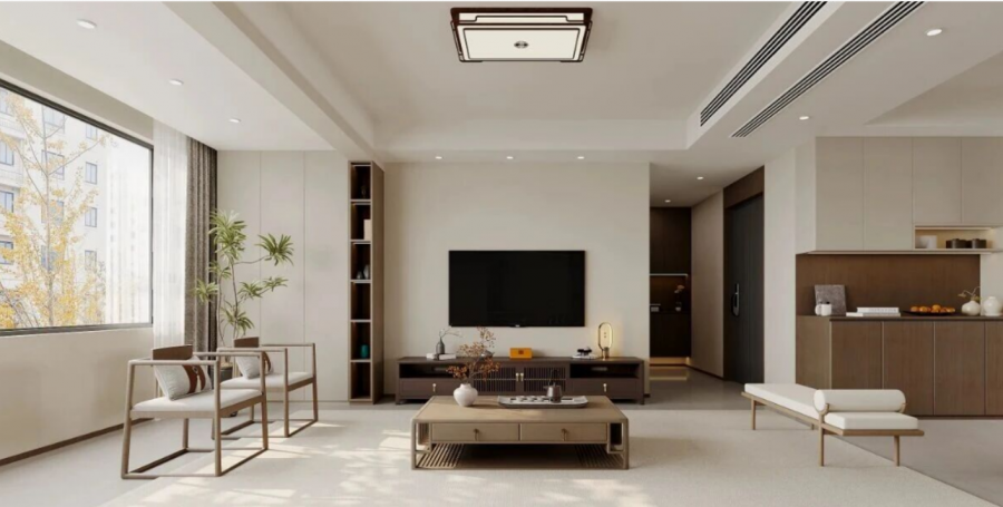 現代簡約三居室裝修效果圖