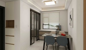 淺隱林泉現代簡約三居室餐廳裝修效果圖