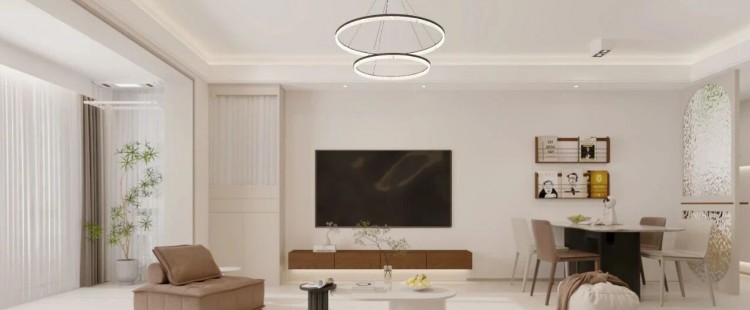 現(xiàn)代簡約三居室裝修效果圖