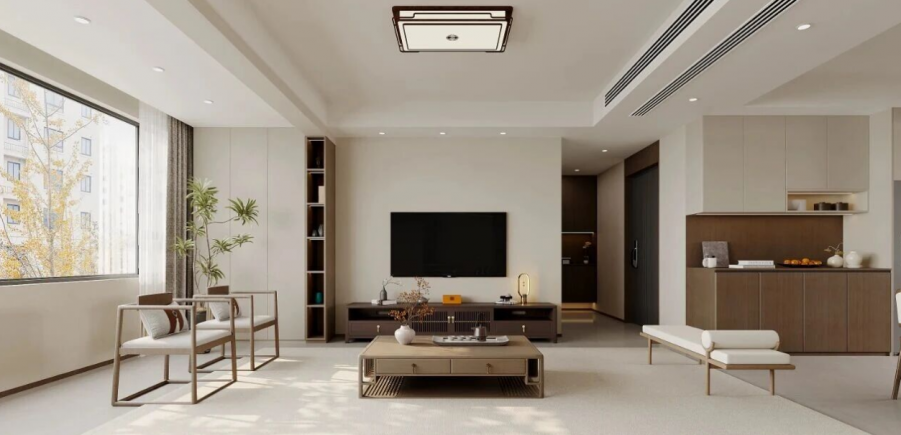 現代簡約三居室裝修效果圖